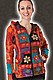 Patchwork Ethnic Kapuzenjacke Baumwolle