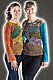 Ethnic Top Patchwork Friends