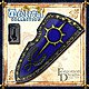 Paladinschild blau 120x50cm Medieval 2nd Edition